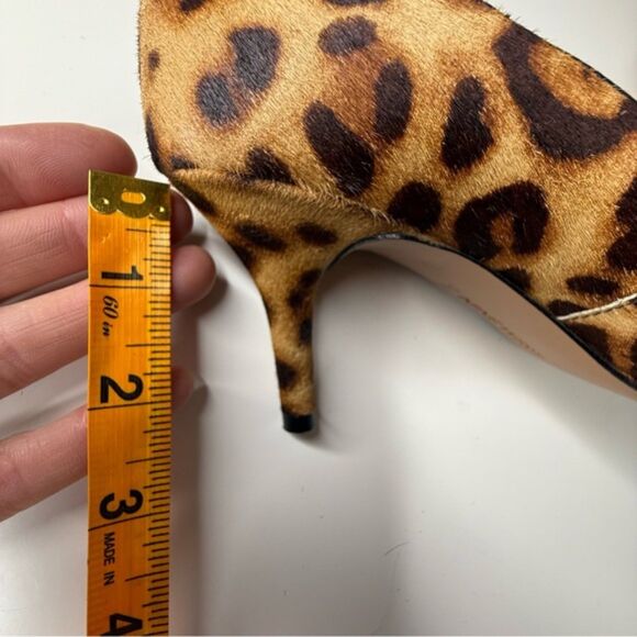 Nine West Margot Leopard Print Haircalf Kitten Heel Pumps 7.5 NWT - Picture 11 of 12